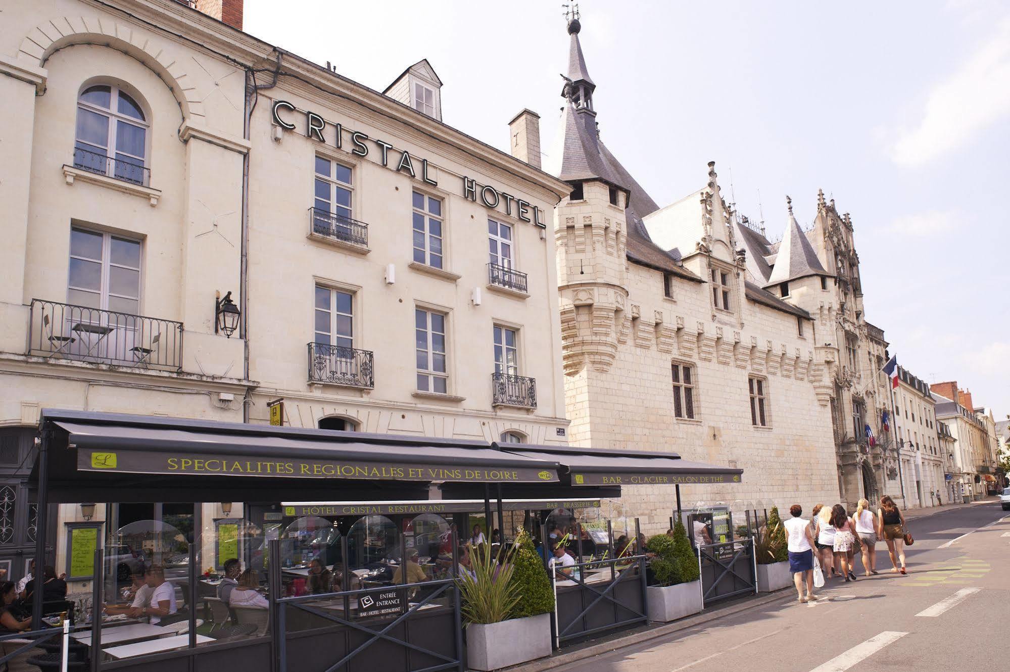 Cristal Hotel Restaurant - Logis Hotels Saumur Eksteriør billede